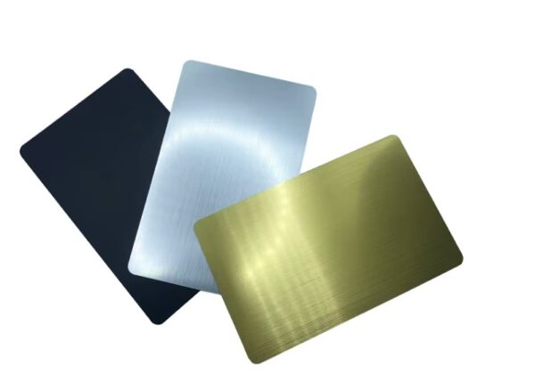 Standard-Sized Plastic Cards (Black, Gold, Silver)